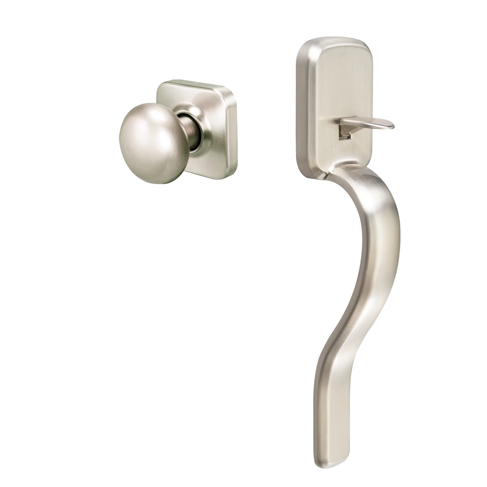 Ridgefield Handleset with Square Round Rosette