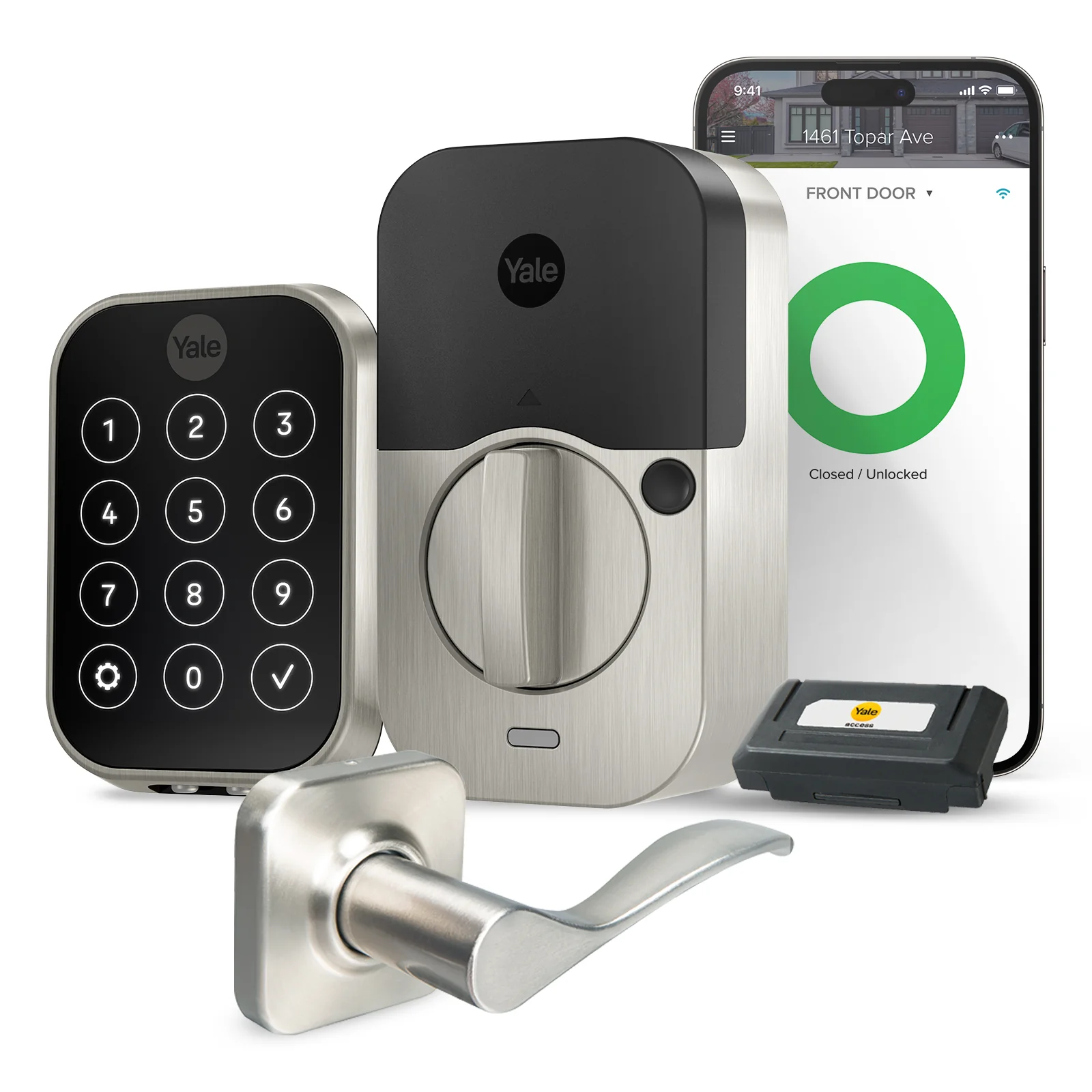 Yale Assure Lock 2 Plus with Wi-Fi and Norwood Lever - Image 9